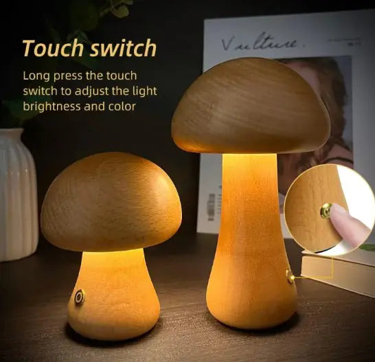 Whimsy Wood Mushroom Lamp