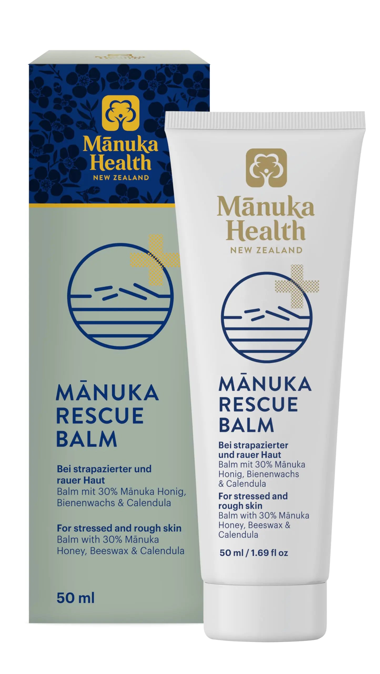 Manuka Honey Rescue Balm - Natural Wound & Skin Care 1.69oz