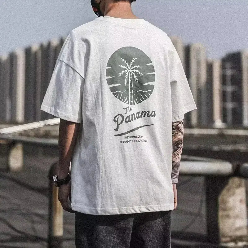 Trendy Men’s Cotton Short Sleeve T-Shirt