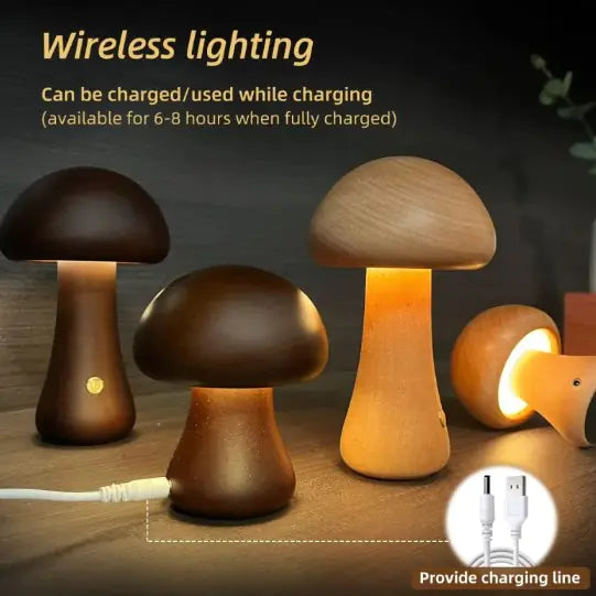 Whimsy Wood Mushroom Lamp