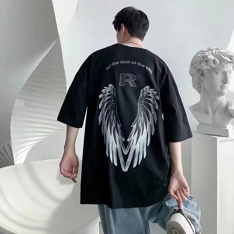 Trendy Men’s Cotton Short Sleeve T-Shirt