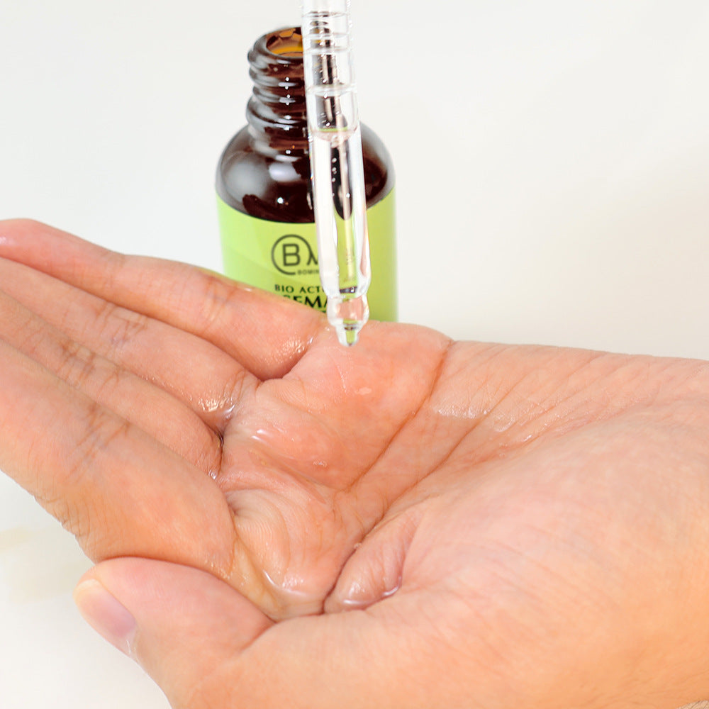 Customized Nourishes Hair Roots and Smoothes Hair Care Essential Oil Strenthen the hair roots remove grassy and moisturize hair folicles,promote the absorption of nutrients by the hair , and effectively reach the roots to reduce seborheic hair loss