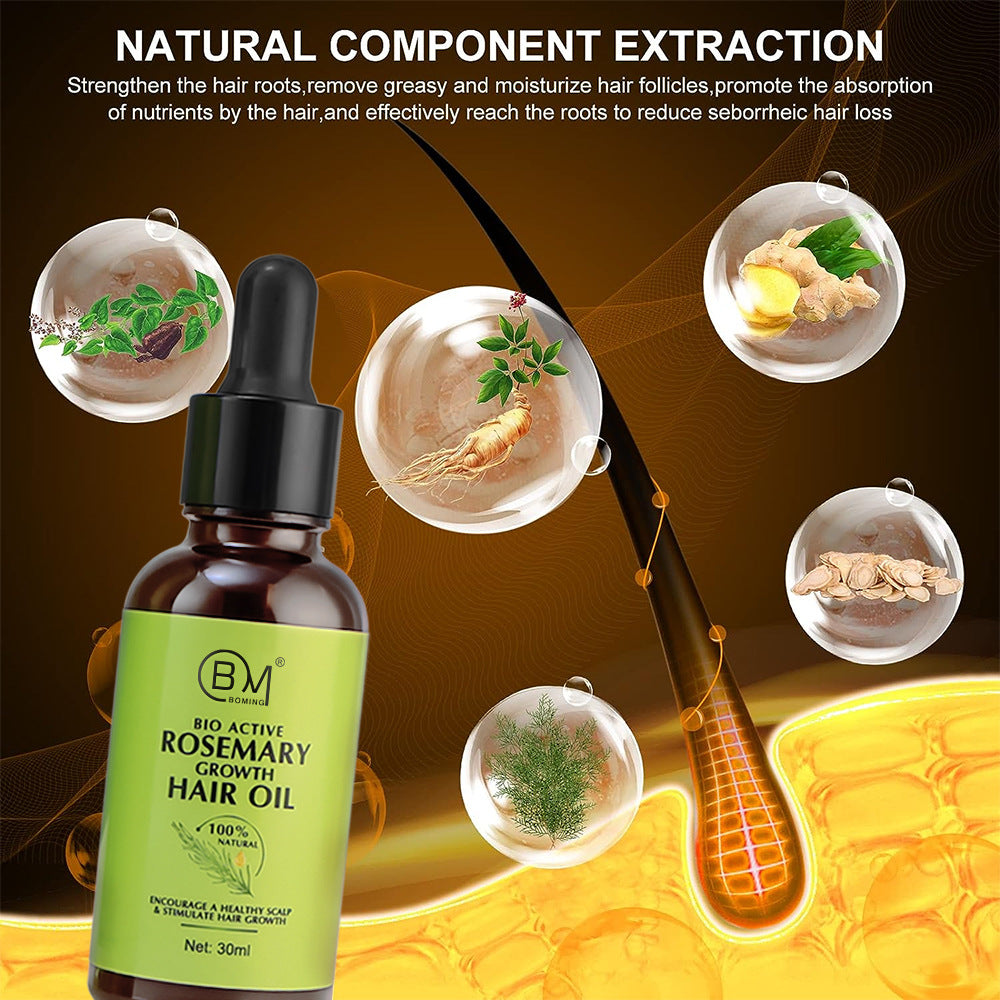 Customized Nourishes Hair Roots and Smoothes Hair Care Essential Oil Strenthen the hair roots remove grassy and moisturize hair folicles,promote the absorption of nutrients by the hair , and effectively reach the roots to reduce seborheic hair loss