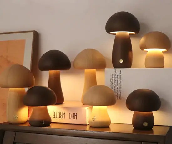 Whimsy Wood Mushroom Lamp