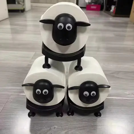 Sheep-Shaped Paper Roll Holder