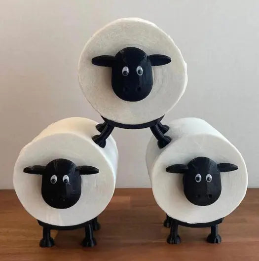 Sheep-Shaped Paper Roll Holder