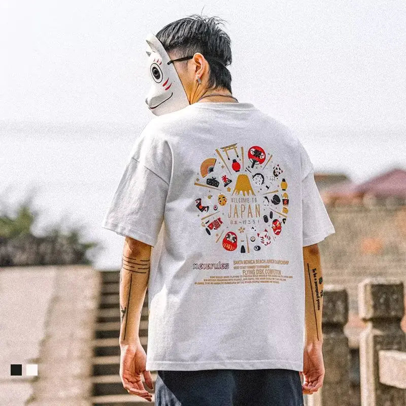 Trendy Men’s Cotton Short Sleeve T-Shirt