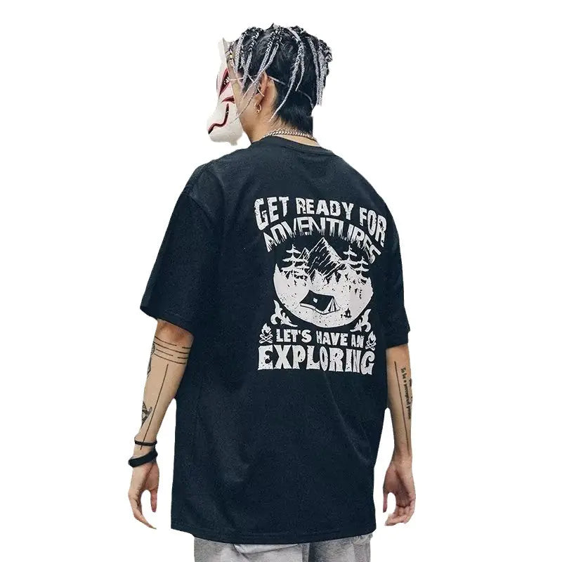 Trendy Men’s Cotton Short Sleeve T-Shirt