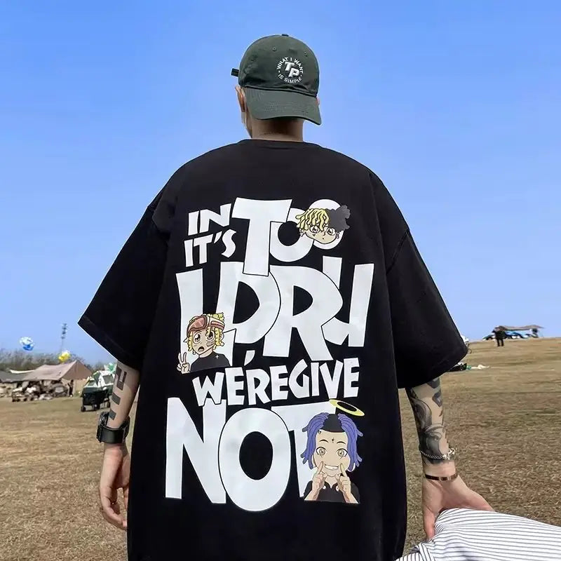 Trendy Men’s Cotton Short Sleeve T-Shirt